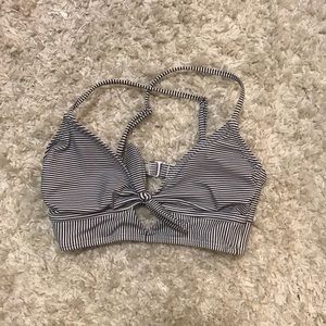 Small striped bikini top from Target